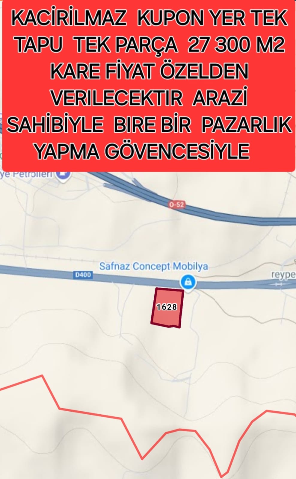 AKLINIZA GELEBİLECEK TÜM İŞYERLERİNE UYGUN TARLA